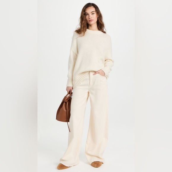 Jenni Kayne Alpaca Cocoon Crew Neck Pullover - sz L